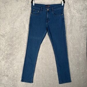 Day & Age Mens Slim Straight Jeans Dark Wash Blue 32x32‎ Denim Pants Minimalist